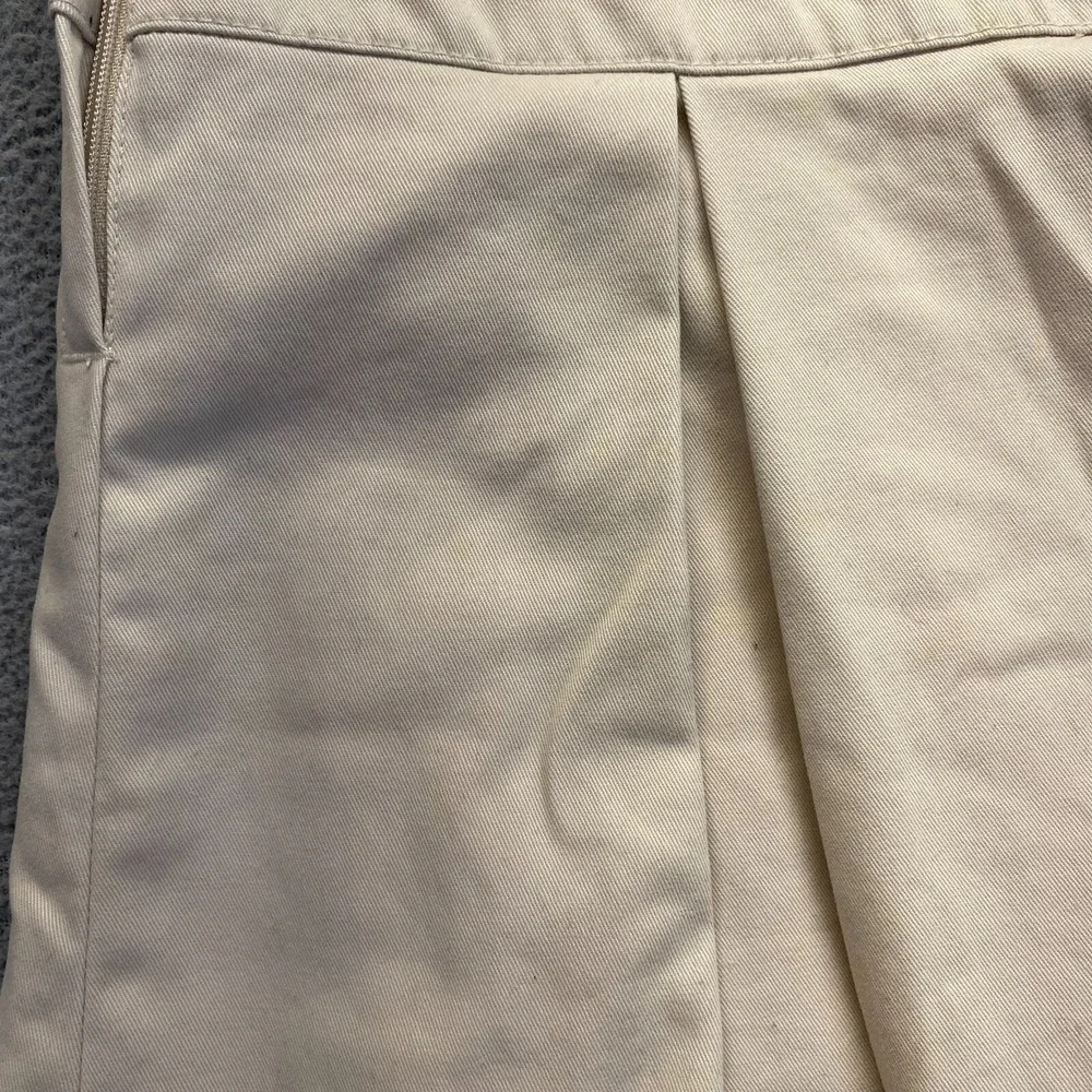 Gymboree Girl's School Uniform Pleated‎ Woven Skort Beige Size 12,Cotton,Zipper